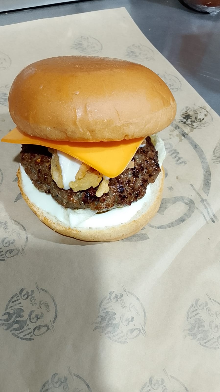 Chicken Beef Cheese Burger