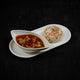 Chicken manchurian with rice