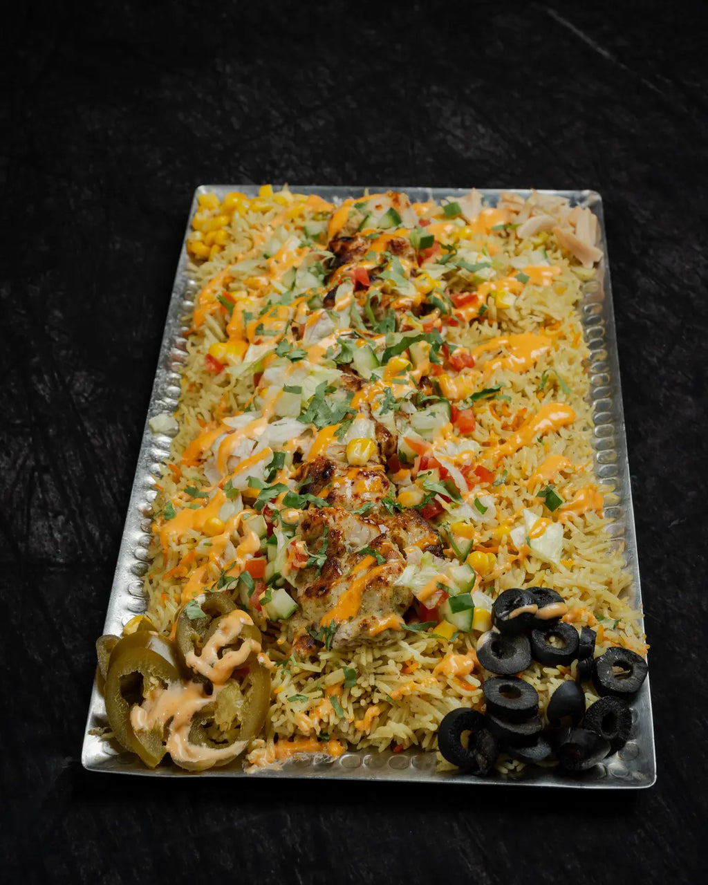Turkish chipotle platter