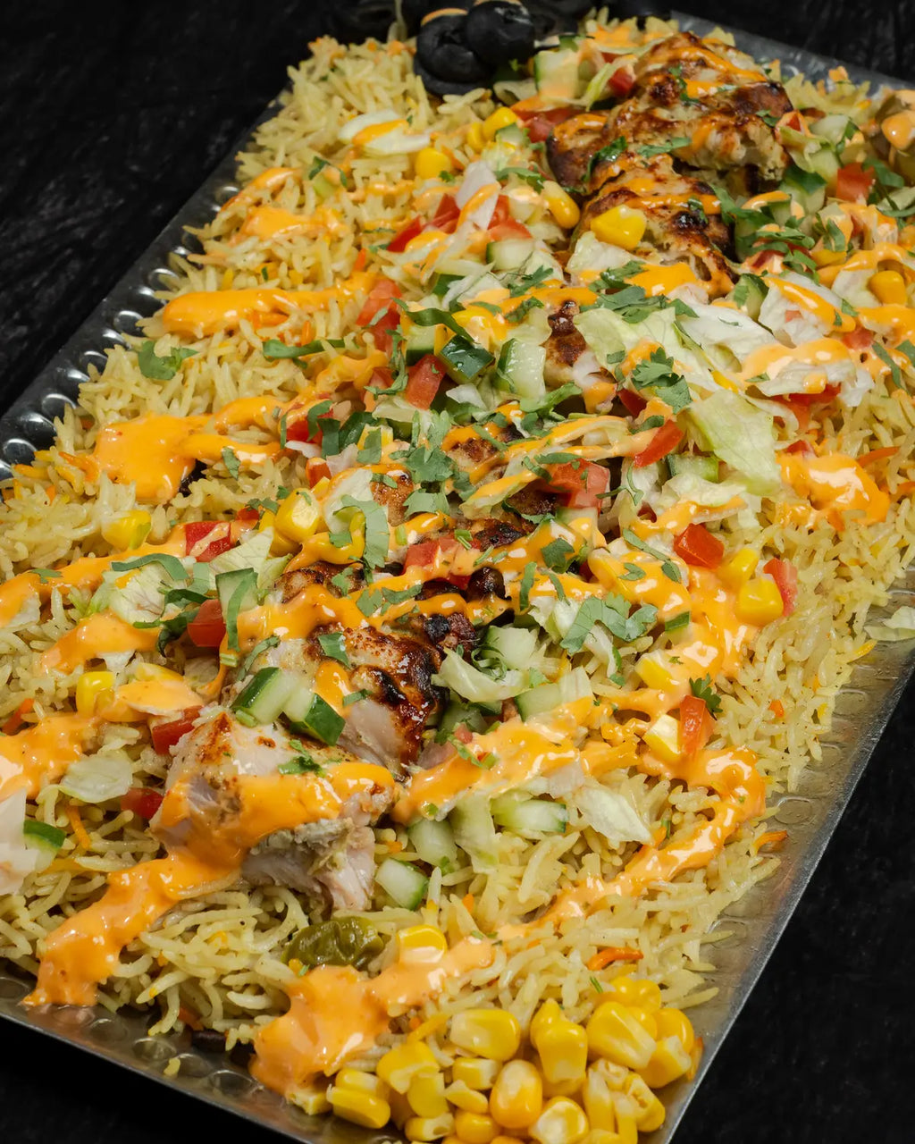 Turkish chipotle platter