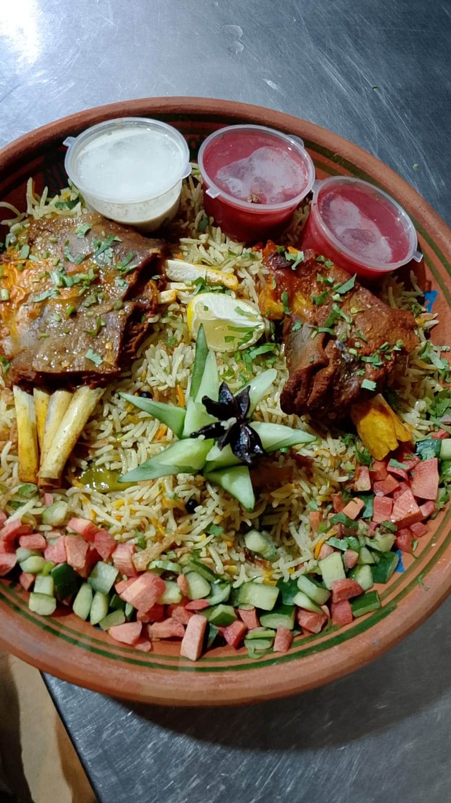 Mutton Spicy Mandi (2 Person Serving)