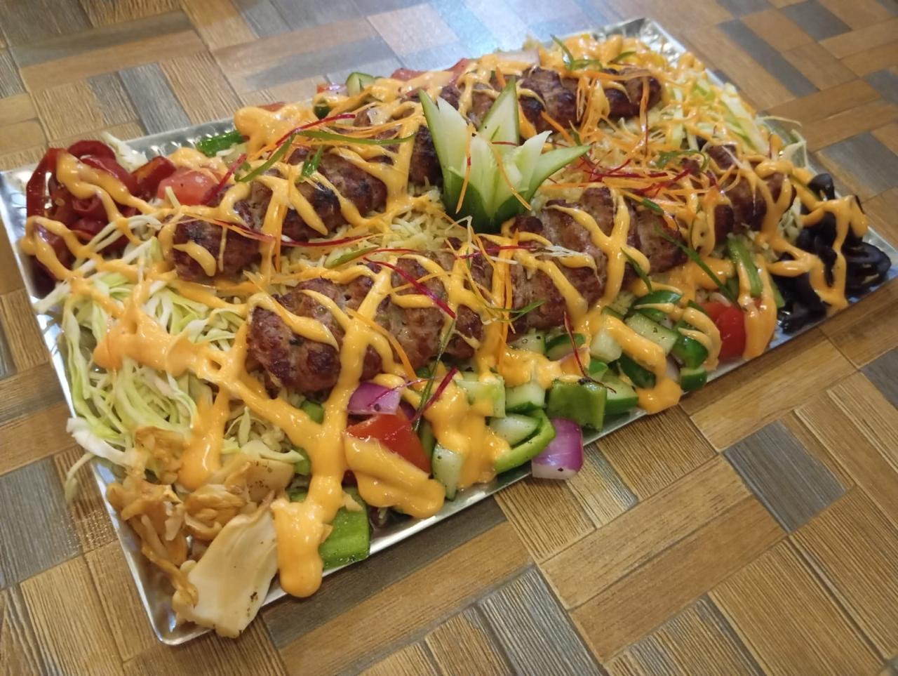 Turkish chipotle platter